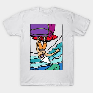 Grandpa windsurfer T-Shirt